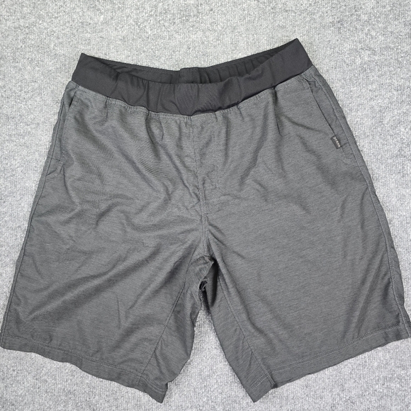 Prana Other - prAna Men's Peak to Creek Shorts Large Heather Gray Athletic Stretch 9" Inseam